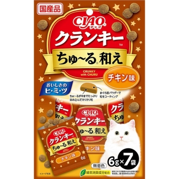 クランキーちゅ~る和え チキン味6g×7袋