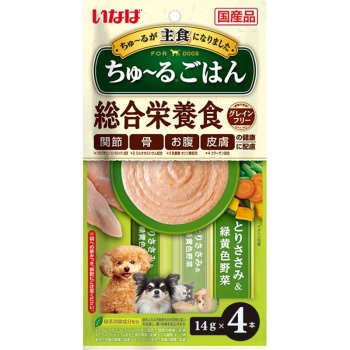 ちゅ～るごはん　とりささみ＆緑黄色野菜１４ｇ×４本