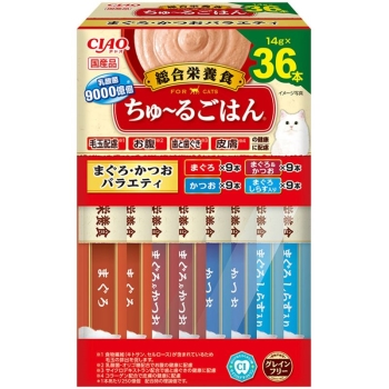 CIAOちゅ～るごはん BOXまぐろかつおバラエティ36本