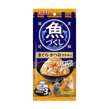 ■　魚づくし　まぐろ・かつお　ささみ入り６０×３袋