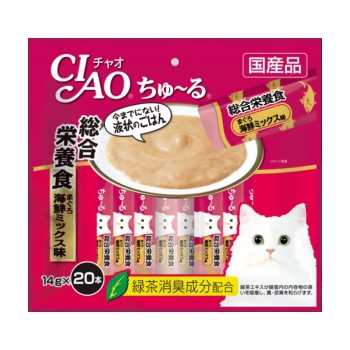 □ いなば チャオ ちゅーる 20本入り 総合栄養食 まぐろ 海鮮