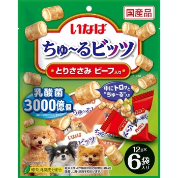 ちゅ～るビッツ　とりささみ　ビーフ入り