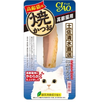 チャオ 焼かつお 高齢猫用 海鮮ほたて味