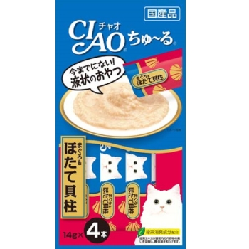 チャオ ちゅーる まぐろ&ほたて貝柱14g×4本