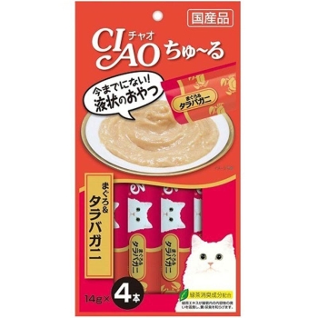チャオ ちゅーる まぐろ タラバガニ入り 14g×4本