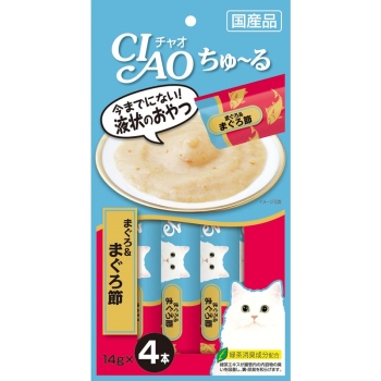 チャオ ちゅーる まぐろ&まぐろ節 14g×4本