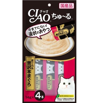 チャオ ちゅーる まぐろ&贅沢本まぐろ 14g×4本