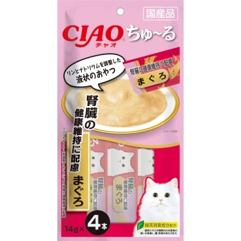 ＣＩＡＯちゅーる　腎臓の健康維持に配慮　まぐろ１４ｇ×４Ｐ