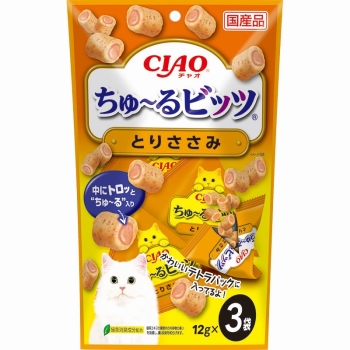 CIAO ちゅ~るビッツ とりささみ 12g×3袋