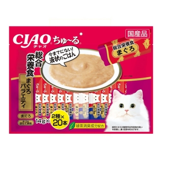 ■　チャオちゅ～る総合栄養食まぐろバラエティ４０本入り