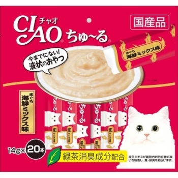 チャオ ちゅーる まぐろ 海鮮ミックス味 20本入り