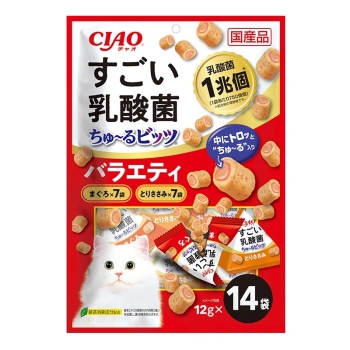 CIAO乳酸ちゅ~るビッツバラエティ12g×14袋