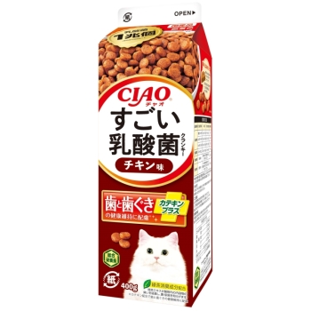 チャオ　すごい乳酸菌クランキー　歯と歯ぐきの健康維持に配慮カテキンプラス　チキン味　４００ｇ