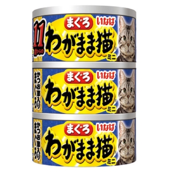 ■　わがまま猫まぐろミニ　１１歳からのかつお節入り　まぐろ