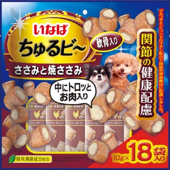 ちゅるビーささみと焼ささ軟骨関節健康１８袋