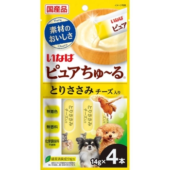 ピュアちゅ～る とりささみチーズ入り14g×4: ヘルス