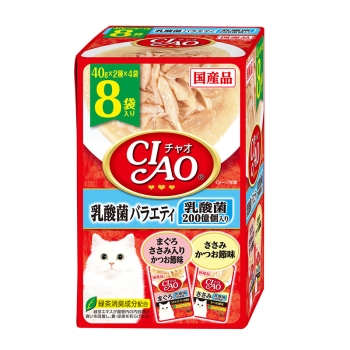 ■　ＣＩＡＯパウチ　乳酸菌バラエティ４０ｇ×８