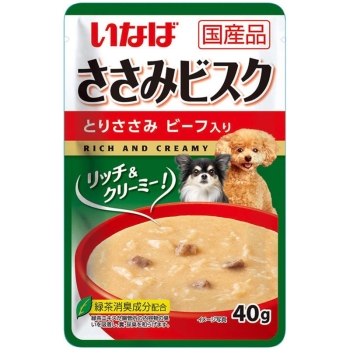 ささみビスクとりささみビーフ入り40g