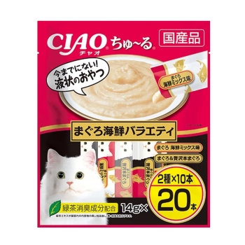 ■　コンパクトちゅ～るまぐろ海鮮バラエティー１４×２０
