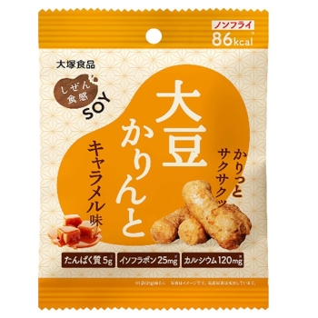しぜん食感ＳＯＹ大豆かりんとキャラメル味