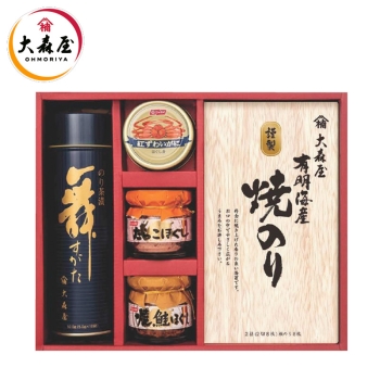 【お中元】大森屋　海苔・かに缶・瓶詰ギフト　ＫＹＢ－３０Ａ