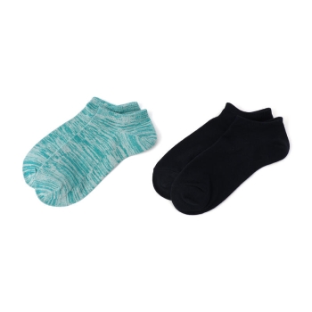 【24-26cmのみ】ボディクーラー　無地引き揃え　スニーカー丈２足組／セブンプレミアムライフスタイル