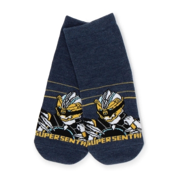 トドラー男児　戦隊シリーズ　クルー丈ソックス