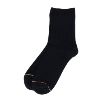 セブンプレミアムライフスタイル　ボディヒーター　太リブクルー丈ソックス