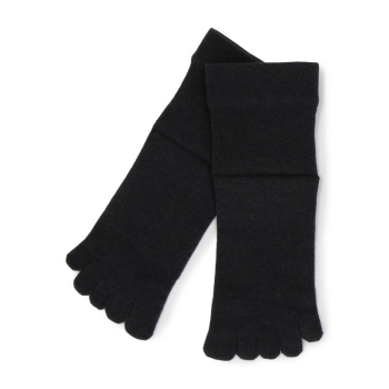 セブンプレミアムライフスタイル　ボディヒーター　５本指クルーソックス