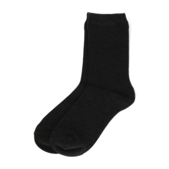 【チャコールグレー23-24ｃｍのみ】ボディヒーター　裏起毛クルーソックス/セブンプレミアムライフスタイル