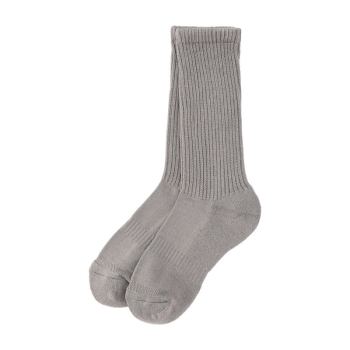 セブンプレミアムライフスタイル　ボディヒーター　無地パイルクルー丈ソックス