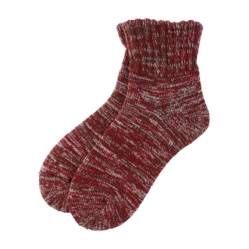 セブンプレミアムライフスタイル　ボディヒーター　無地　ショート丈ルームソックス