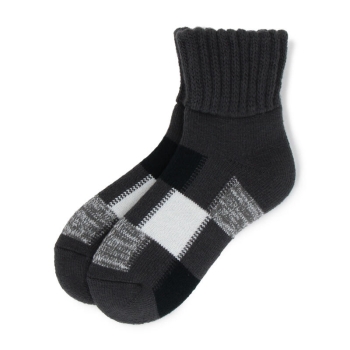 セブンプレミアムライフスタイル　ボディヒーター　ブロック　ショート丈ルームソックス