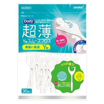 デイリー 超薄 Y型 スムーズフロス 30P