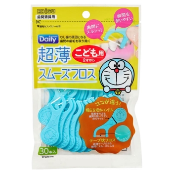 デイリー超薄スムーズフロスアイムドラえもん 30本