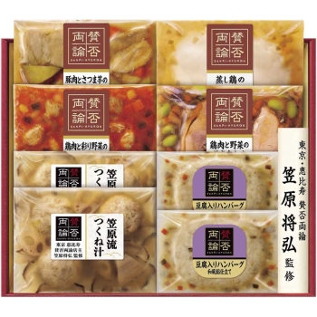 【お中元】賛否両論笠原将弘監修　こだわり和惣菜６種８点　ＷＧ－３８