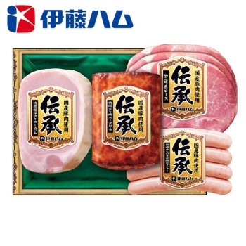 【お歳暮】伊藤ハム 国産豚肉使用伝承4点詰合せ DSB-48