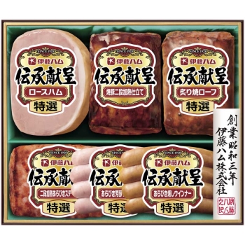 【お中元】伊藤ハム　伝承献呈６点詰合せ　Ｉ－４５