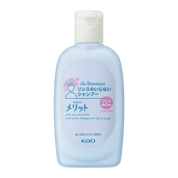 花王　メリット　リンスのいらないシャンプー　ミニ　８０ｍｌ