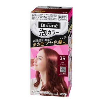 花王　ブローネ　泡カラー　３Ｒ　ロゼブラウン