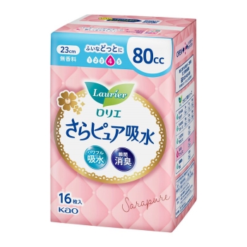 花王 ロリエさらピュア吸水 80cc  16枚