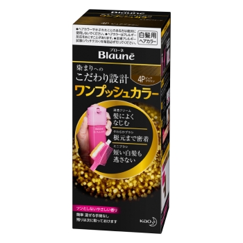 花王　ブローネ　ワンプッシュカラー４Ｐ