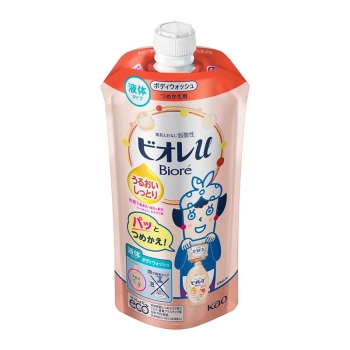 花王　ビオレｕ　うるおいしっとり　つめかえ用　３４０ｍｌ