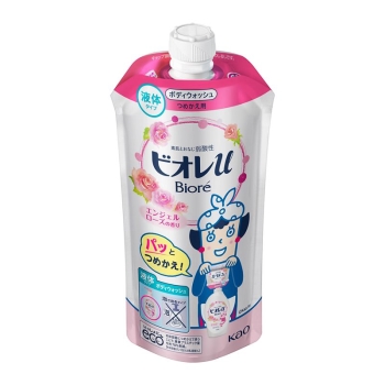 花王　ビオレｕ　エンジェルローズの香り　つめかえ用　３４０ｍｌ