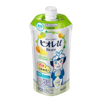 花王　ビオレｕ　フレッシュシトラスの香り　つめかえ用　３４０ｍｌ