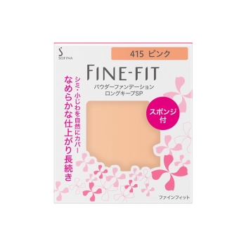 花王　ソフィーナ　ファインフィット　パウダーファンデーション　ロングキープＳＰ　４１５ピンク
