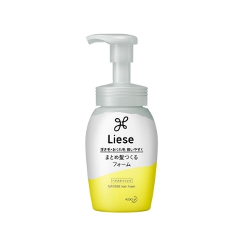 花王　リーゼ　まとめ髪つくるフォーム