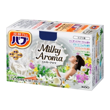 花王 バブ ミルキーアロマ 12錠入