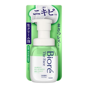 花王 ビオレ ザフェイス 泡洗顔料 アクネケア 本体