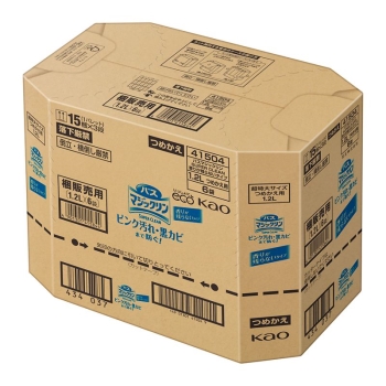 花王　バスマジックリン　ＳＵＰＥＲ泡洗浄　香りが残らないタイプ　つめかえ　１２００ｍｌ　梱販売用